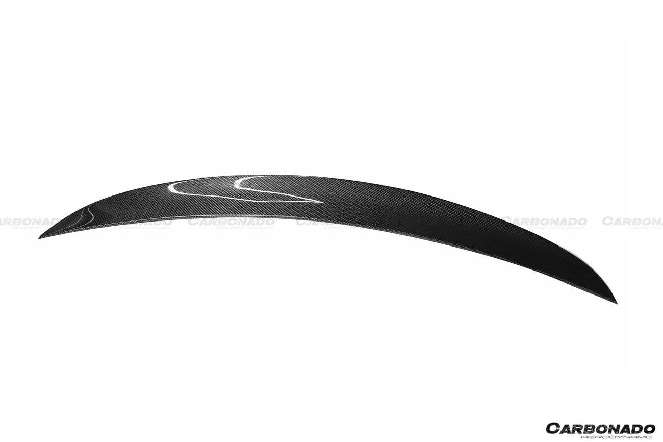 Carbonado 2014-2020 Mercedes Benz S63 AMG W222 Sedan MSY Style Carbon Fiber Trunk Spoiler