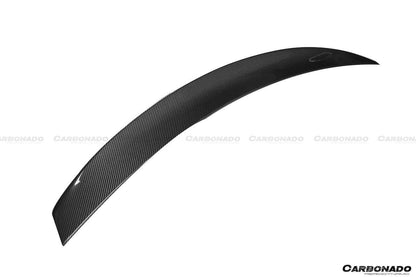 Carbonado 2014-2020 Mercedes Benz S63 AMG W222 Sedan MSY Style Carbon Fiber Trunk Spoiler