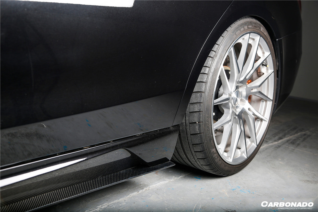 Faldones laterales estilo Carbonado 2017-2020 Mercedes Benz S63 AMG W222.2 Sedan MSY