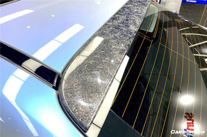 Carbonado 2014-2020 Mercedes Benz S63 AMG W222 Sedan MSY Style Carbon Fiber Roof Spoiler