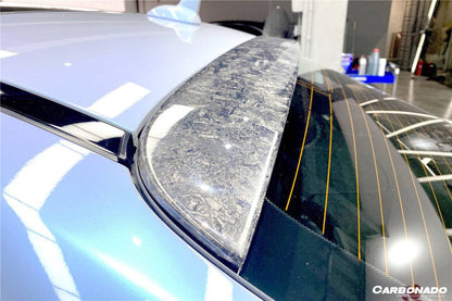 Carbonado 2014-2020 Mercedes Benz S63 AMG W222 Sedan MSY Style Carbon Fiber Roof Spoiler
