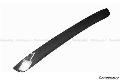 Carbonado 2014-2020 Mercedes Benz S63 AMG W222 Sedan MSY Style Carbon Fiber Roof Spoiler