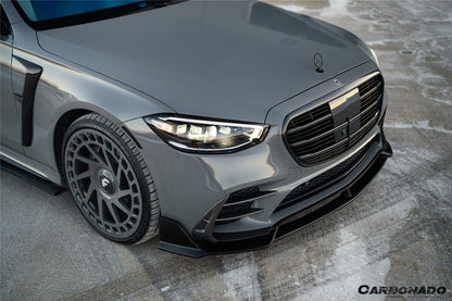 Carbonado 2021-UP Mercedes Benz S Class W223 4Matic Sedan MSY Style Front Lip
