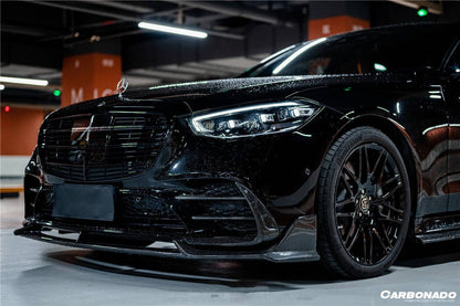 Carbonado 2021-UP Mercedes Benz S Class W223 4Matic Sedan MSY Style Front Bumper Vents