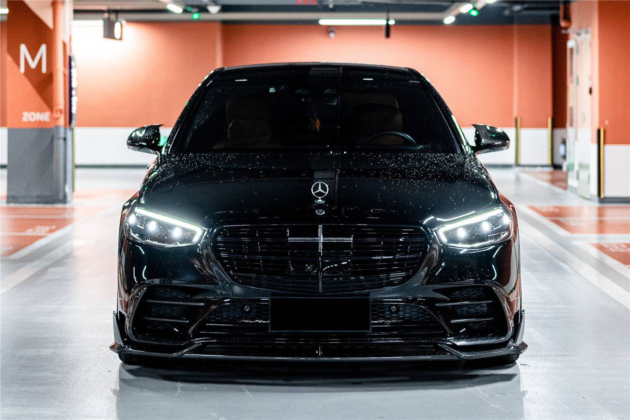 Carbonado 2021-UP Mercedes Benz S Class W223 4Matic Sedan MSY Style Front Lip