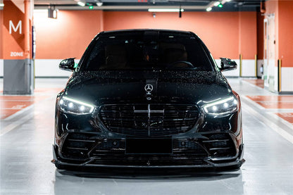Carbonado 2021-UP Mercedes Benz S Class W223 4Matic Sedan MSY Style Front Lip