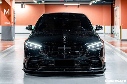 Carbonado 2021-UP Mercedes Benz S Class W223 4Matic Sedan MSY Style Front Bumper Vents