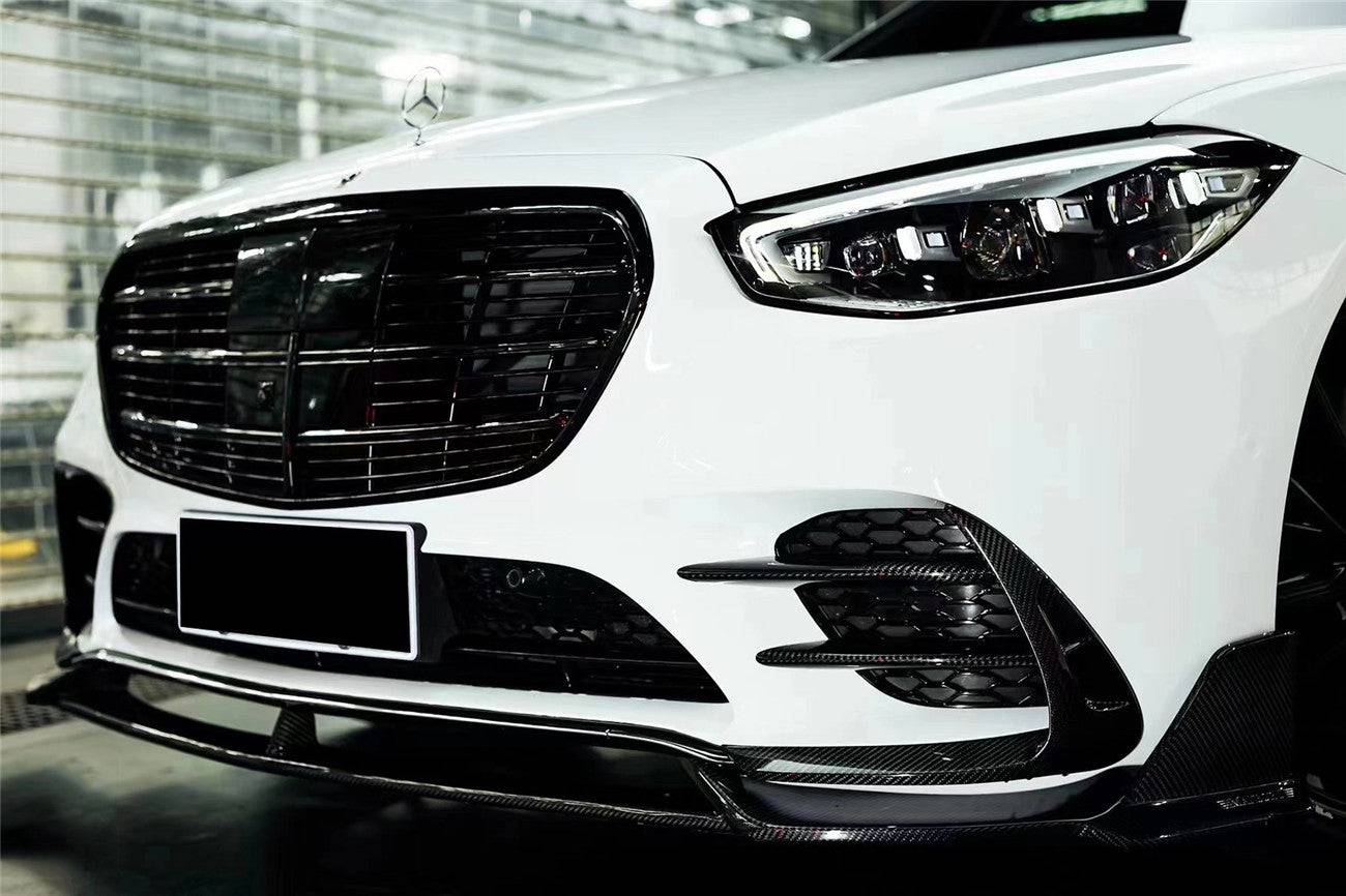 Carbonado 2021-UP Mercedes Benz S Class W223 4Matic Sedan MSY Style Front Lip