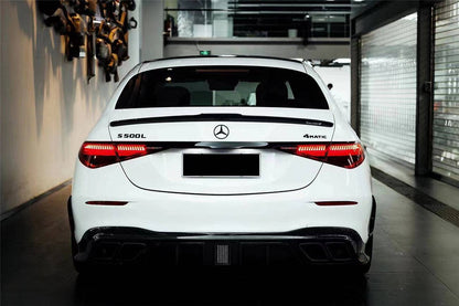 Carbonado 2021-UP Mercedes Benz S Class W223 Sedan MSY Style Roof Spoiler