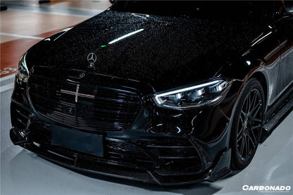 Carbonado 2021-UP Mercedes Benz S Class W223 4Matic Sedan MSY Style Front Bumper Vents