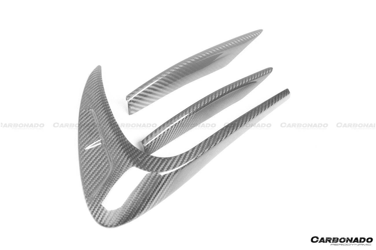 Carbonado 2021-UP Mercedes Benz S Class W223 4Matic Sedan MSY Style Front Bumper Vents