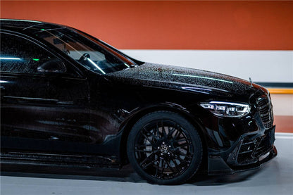 Carbonado 2021-UP Mercedes Benz S Class W223 Sedan MSY Style Side Skirts (Long Model)