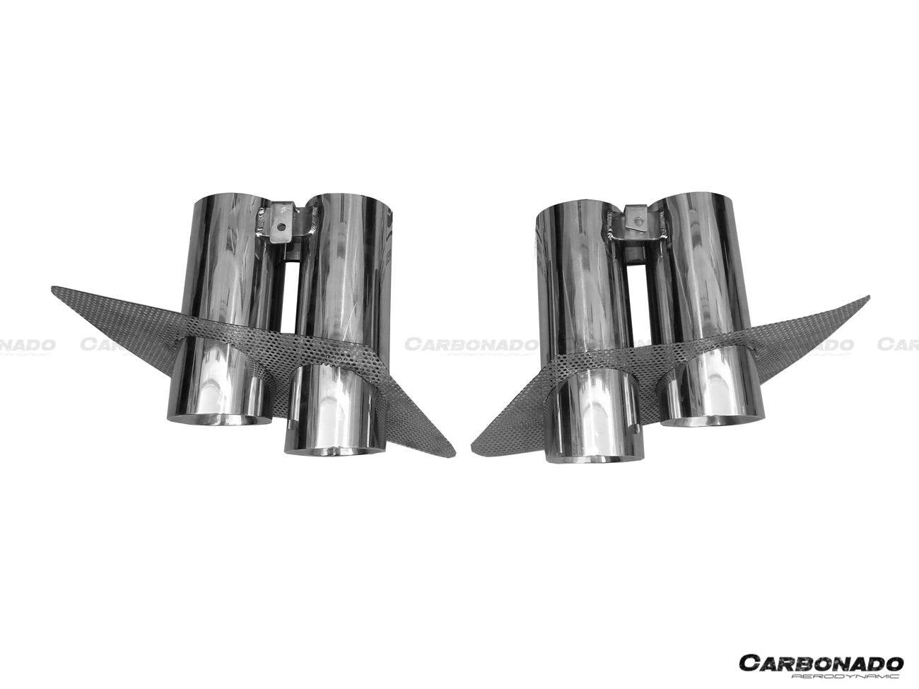Carbonado 2014-2016 Mercedes Benz W117 CLA Sport & CLA45 AMG PA Style Rear Diffuser with exhaust tips