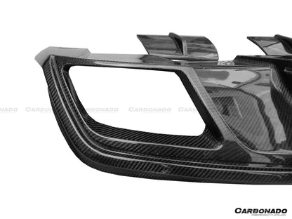 Carbonado 2014-2016 Mercedes Benz W117 CLA Sport & CLA45 AMG PA Style Rear Diffuser with exhaust tips