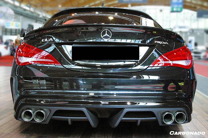 Carbonado 2014-2016 Mercedes Benz W117 CLA Sport   CLA45 AMG PA Style Trunk Spoiler