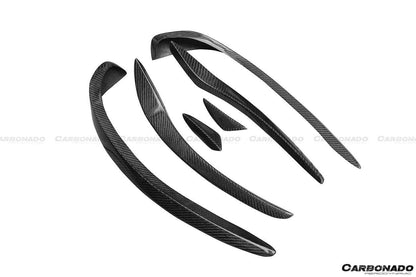 Carbonado 2014-2016 Mercedes Benz W117 CLA Sport    CLA45 AMG RZS Style Front Canards