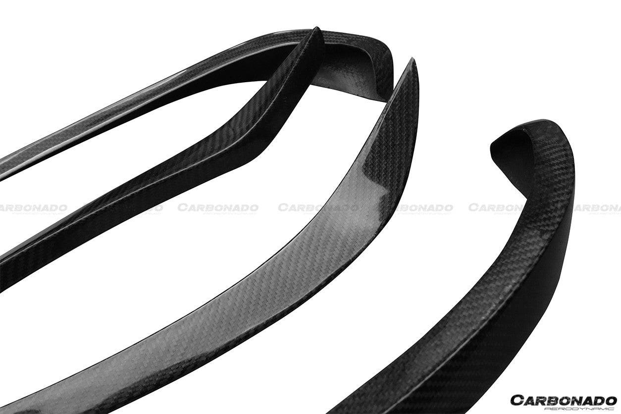 Carbonado 2014-2016 Mercedes Benz W117 CLA Sport    CLA45 AMG RZS Style Front Canards