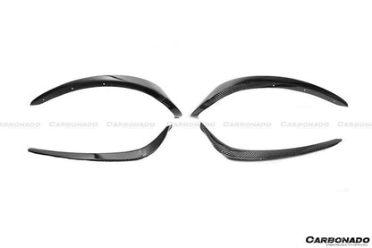 Carbonado 2014-2016 Mercedes Benz W117 CLA Sport    CLA45 AMG RZS Style Front Canards