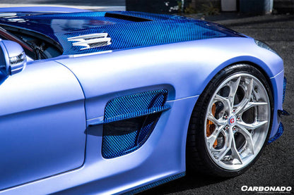 Carbonado 2010-2015 Mercedes Benz W197 SLS AMG BKSS Style Carbon Fiber Hood
