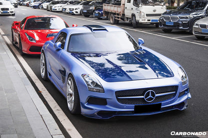 Carbonado 2010-2015 Mercedes Benz W197 SLS AMG BKSS Style Carbon Fiber Hood