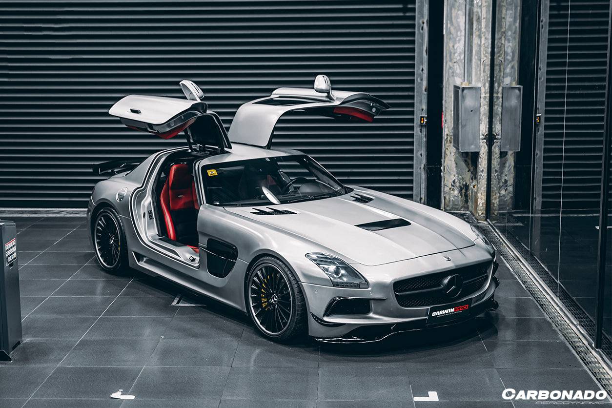 Carbonado 2010-2015 Mercedes Benz W197 SLS AMG BKSS Style Carbon Fiber Hood