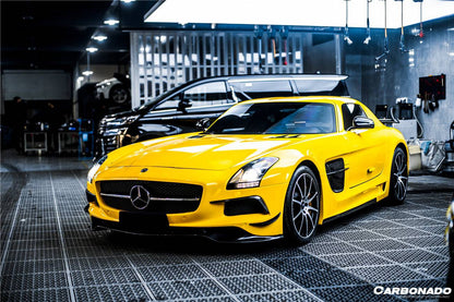 Parachoques delantero estilo BKSS para Mercedes Benz W197 SLS AMG Carbonado 2010-2015