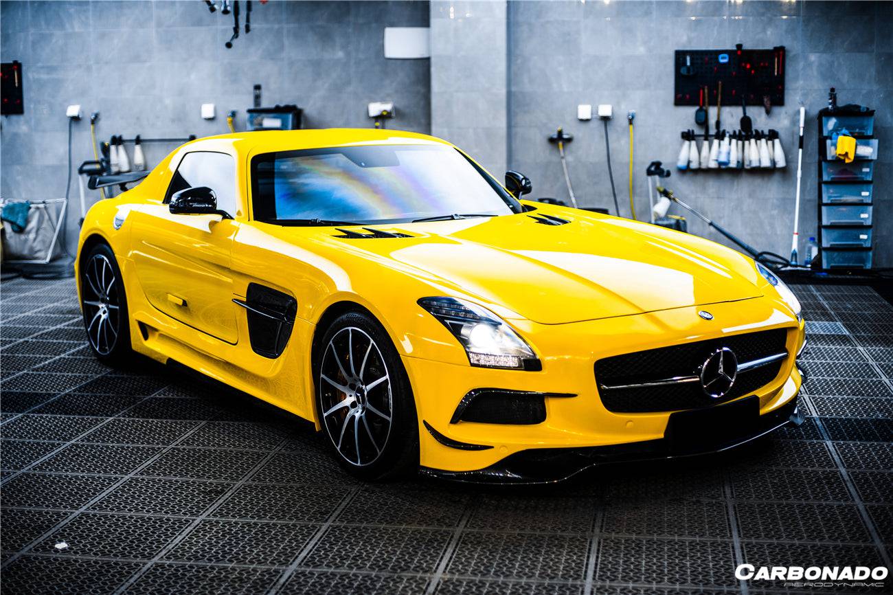Parachoques delantero estilo BKSS para Mercedes Benz W197 SLS AMG Carbonado 2010-2015