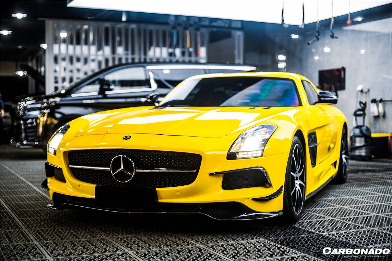 Parachoques delantero estilo BKSS para Mercedes Benz W197 SLS AMG Carbonado 2010-2015