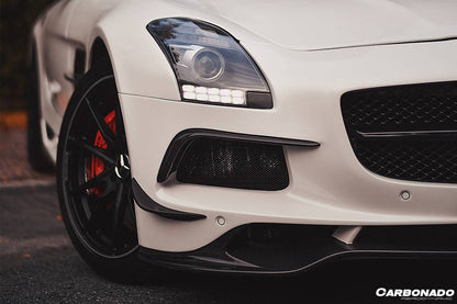 Parachoques delantero estilo BKSS para Mercedes Benz W197 SLS AMG Carbonado 2010-2015