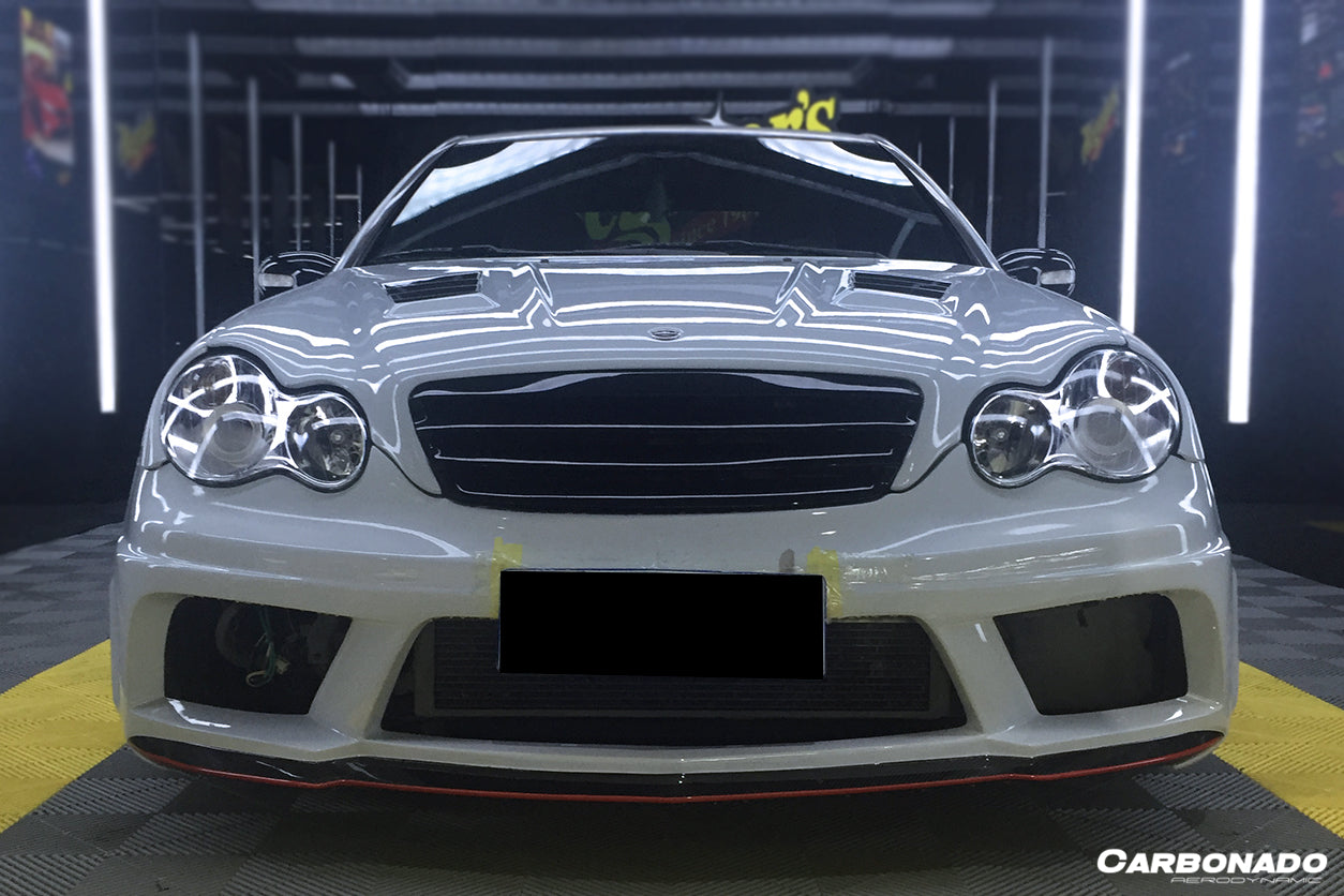Carbonado AMG3 Style Front Bumper | 2001-2007 Mercedes Benz W203 C Class
