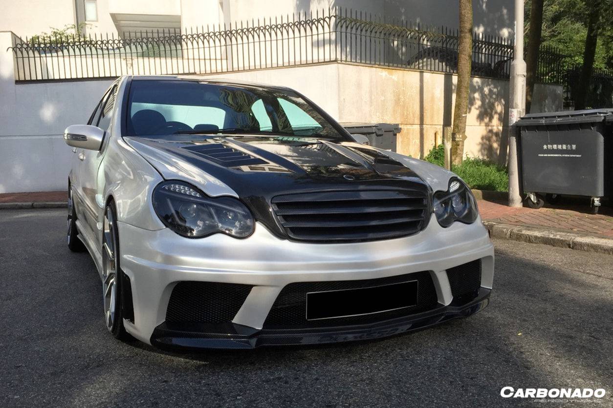 Carbonado AMG3 Style Front Bumper | 2001-2007 Mercedes Benz W203 C Class