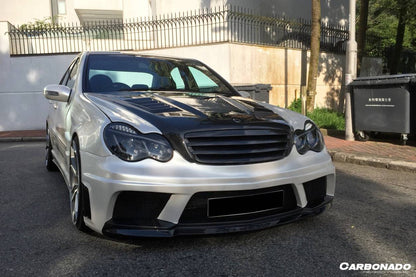 Carbonado AMG3 Style Front Bumper | 2001-2007 Mercedes Benz W203 C Class