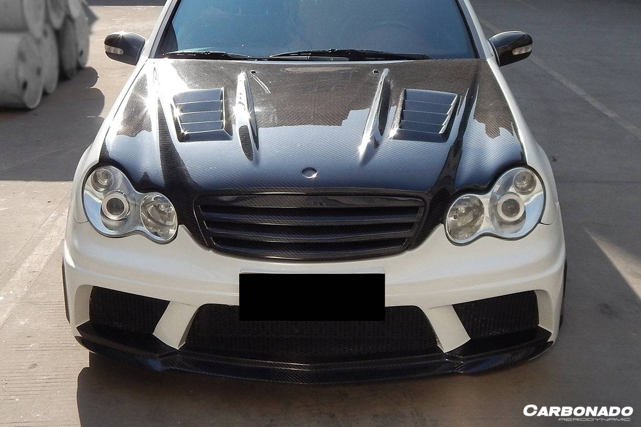Carbonado AMG3 Style Front Bumper | 2001-2007 Mercedes Benz W203 C Class