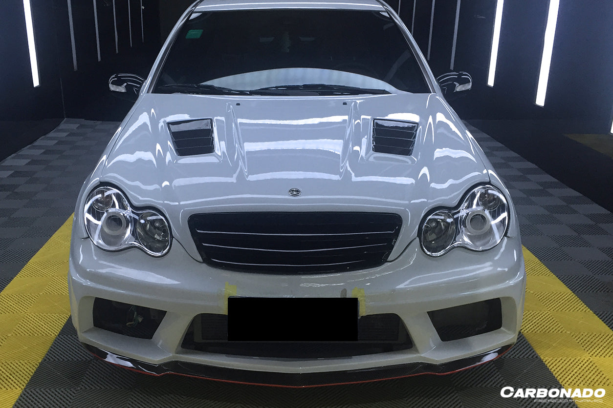 Carbonado WI Style Hood | 2001-2007 Mercedes Benz W203 C Class