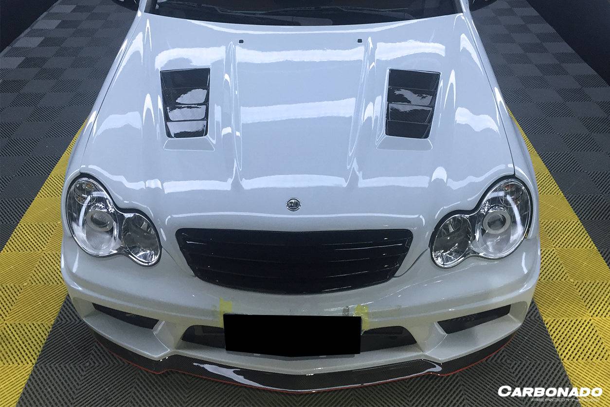 Carbonado WI Style Hood | 2001-2007 Mercedes Benz W203 C Class