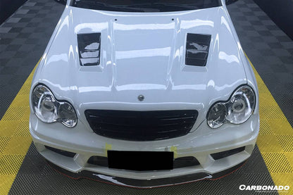 Carbonado WI Style Hood | 2001-2007 Mercedes Benz W203 C Class