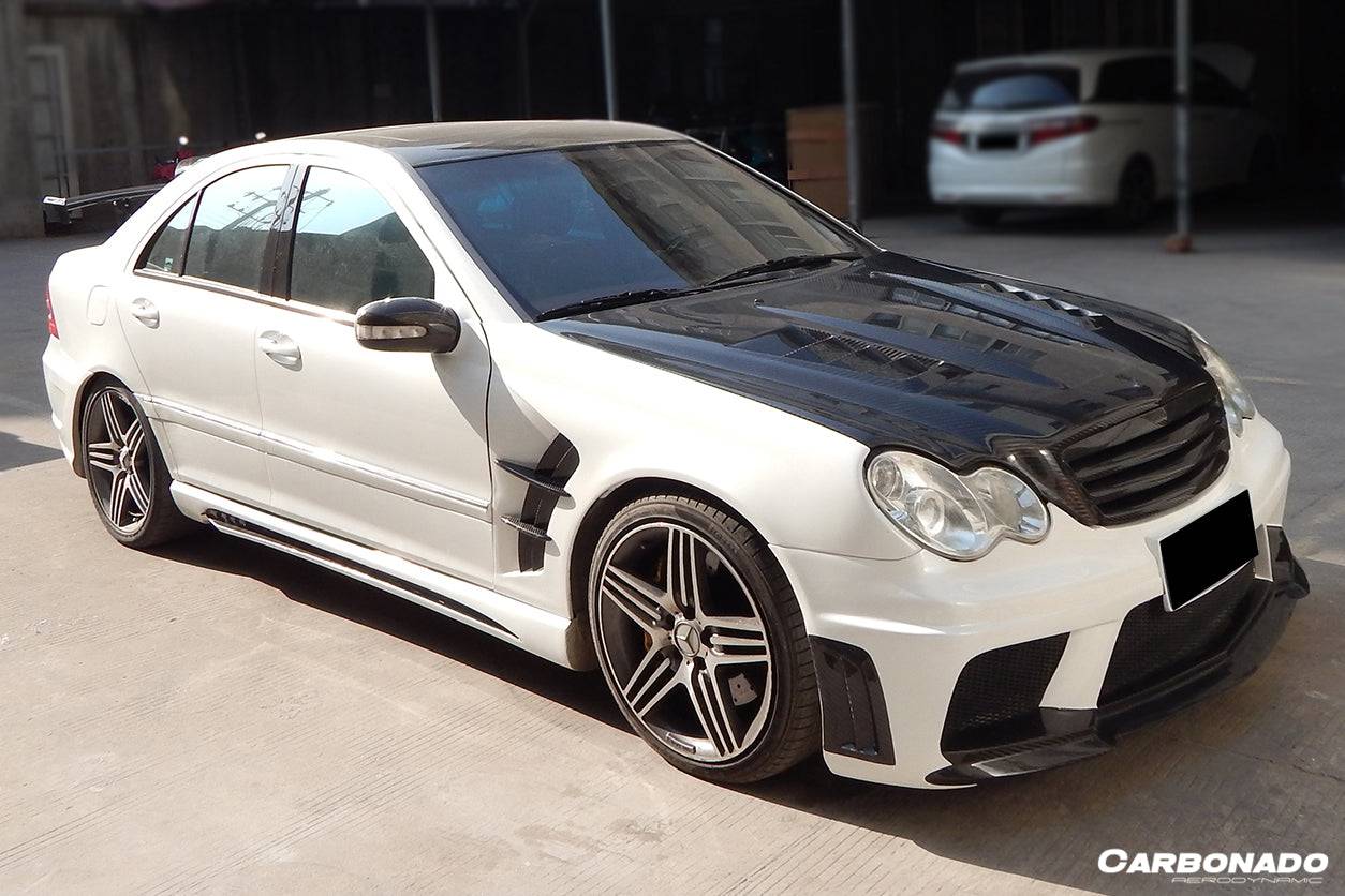 Carbonado WI Style Hood | 2001-2007 Mercedes Benz W203 C Class