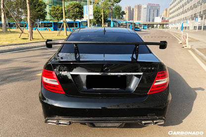 Alerón de maletero estilo BK para Mercedes Benz W204 C63 AMG Clase C Coupé Carbonado 2012-2014