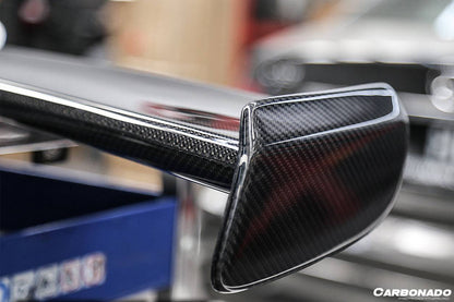 Alerón de maletero estilo BK para Mercedes Benz W204 C63 AMG Clase C Sedán Carbonado 2008-2014