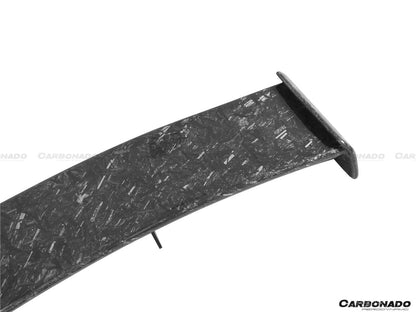 Alerón de maletero estilo BK para Mercedes Benz W204 C63 AMG Clase C Sedán Carbonado 2008-2014