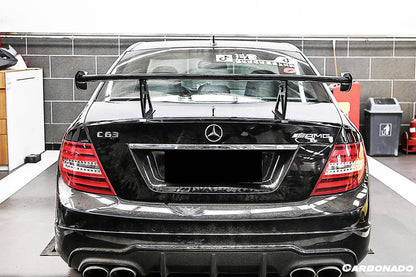 Alerón de maletero estilo BK para Mercedes Benz W204 C63 AMG Clase C Sedán Carbonado 2008-2014