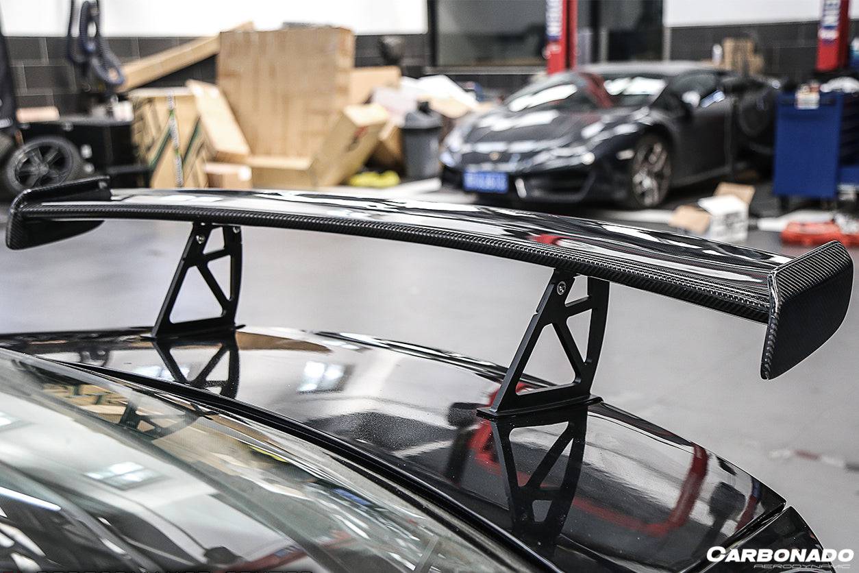 Alerón de maletero estilo BK para Mercedes Benz W204 C63 AMG Clase C Sedán Carbonado 2008-2014