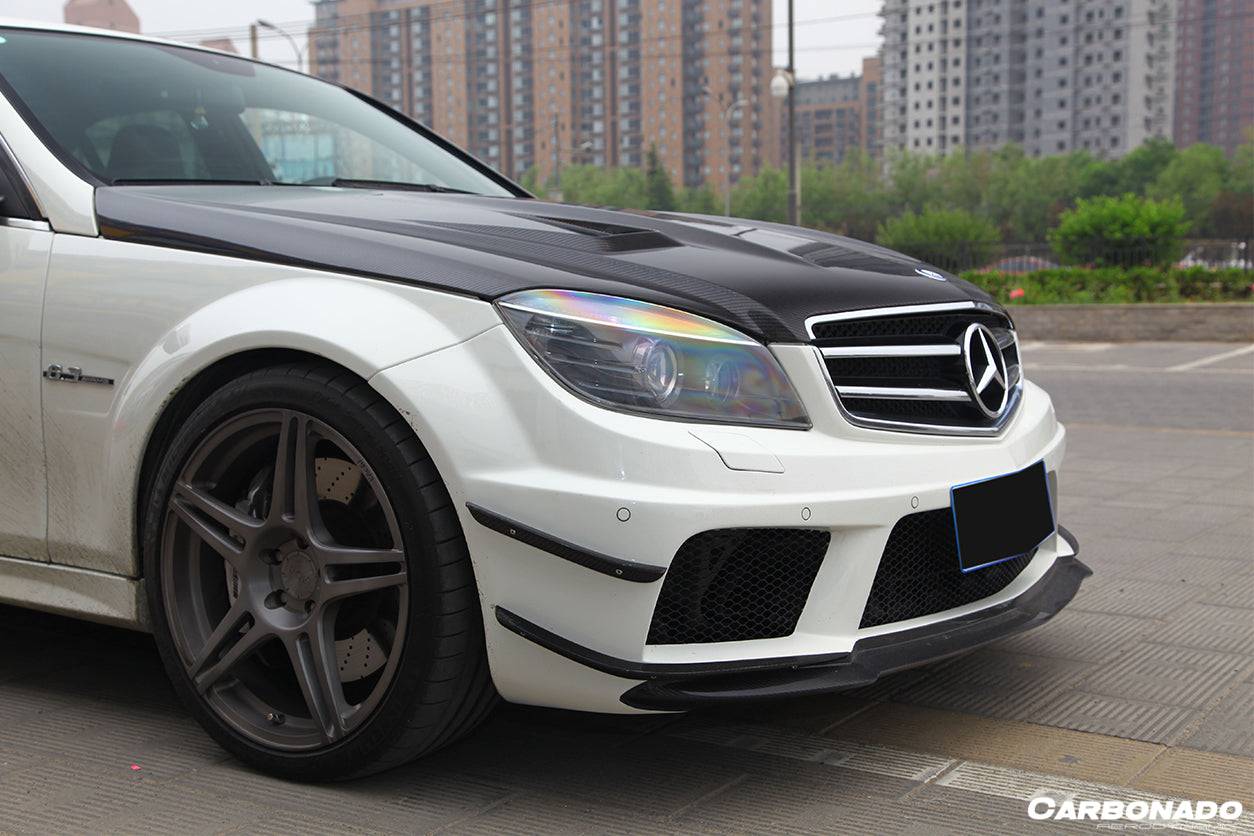 Carbonado 2008-2011 Mercedes Benz W204 C63 AMG BK Style Front Bumper