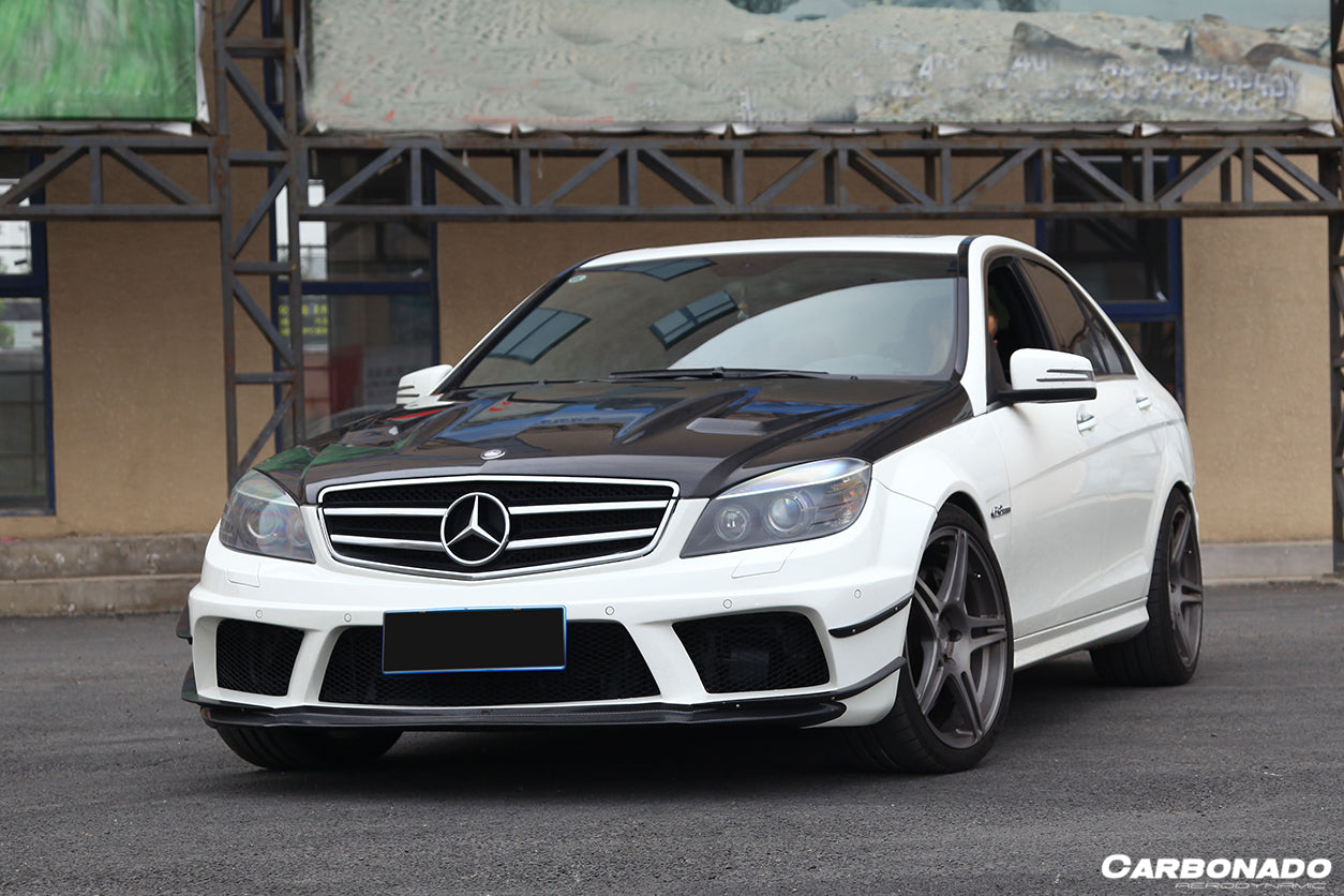 Carbonado 2008-2011 Mercedes Benz W204 C63 AMG BK Style Front Bumper