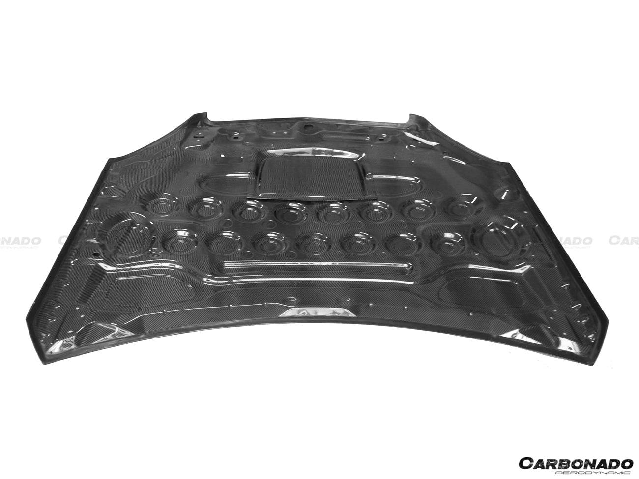 Carbonado 2008-2011 Mercedes Benz W204 C63 AMG BK Style HOOD