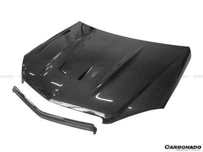 Carbonado 2008-2011 Mercedes Benz W204 C63 AMG BK Style HOOD