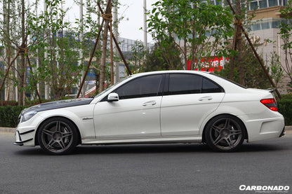 Carbonado 2008-2011 Mercedes Benz W204 C63 AMG BK Style Rear Bumper