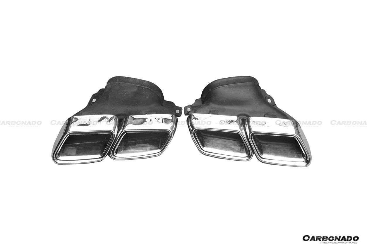 Carbonado 2008-2011 Mercedes Benz W204 C63 AMG BK Style Rear Bumper