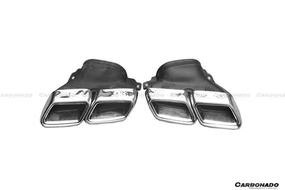 Carbonado 2008-2011 Mercedes Benz W204 C63 AMG BK Style Rear Bumper