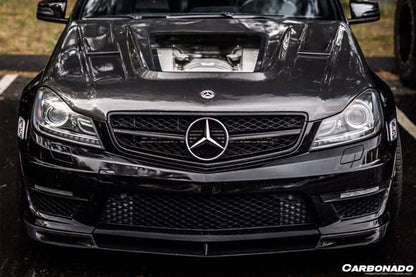 Carbonado 2012-2014 Mercedes Benz W204 C63 AMG VS Style Carbon Fiber Front Lip